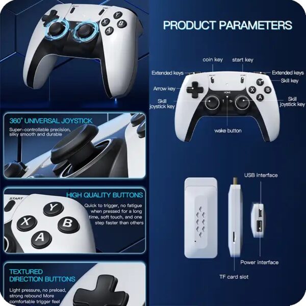 دستگاه  گیم استیک Game Stick M22 - Image 3