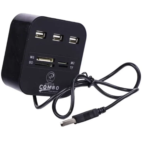 هاب و رم ریدر کومبو 3 پورت ایکس پی مدل XP-HC836G - Image 3