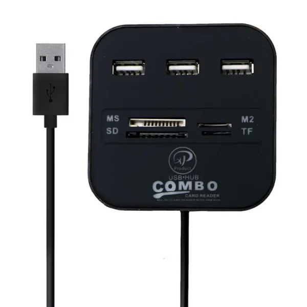 هاب و رم ریدر کومبو 3 پورت ایکس پی مدل XP-HC836G - Image 2