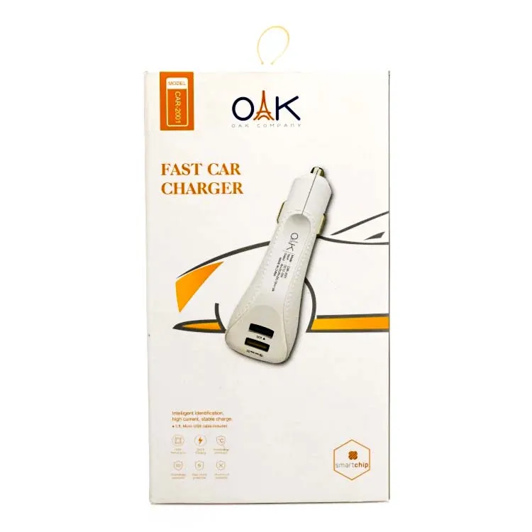 شارژر فندکی اوآک OAK مدل Car-2001