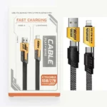 کابل شارژ و دیتا مدل Flat Wire 4 IN 1