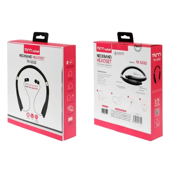 هندزفری گردنی تسکو مدل TH 5332 - Image 4
