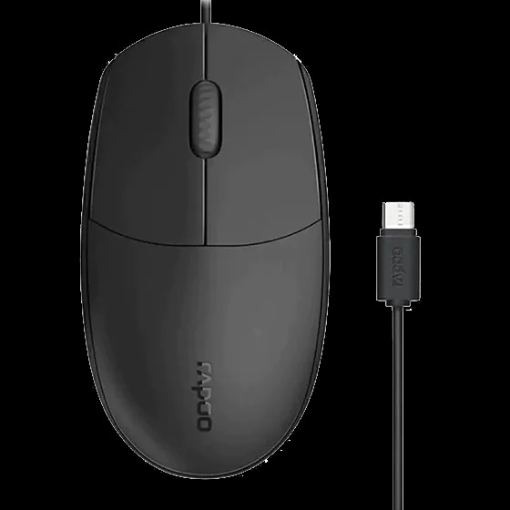 ماوس سیمی رپو RAPOO N100C TYPE-C